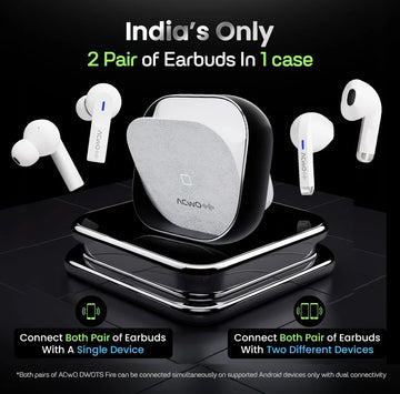 These Earbuds doesn't go inside your ear sound amazing DWOTS Fire ~ 4 earbuds in 1 case!